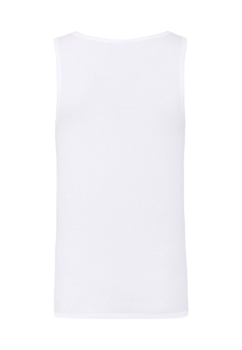 Klassisches Weißes Baumwoll-Tanktop