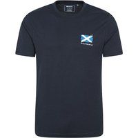 Mountain Warehouse - "West Highlands" T-Shirt für Herren kurzärmlig (Marineblau)