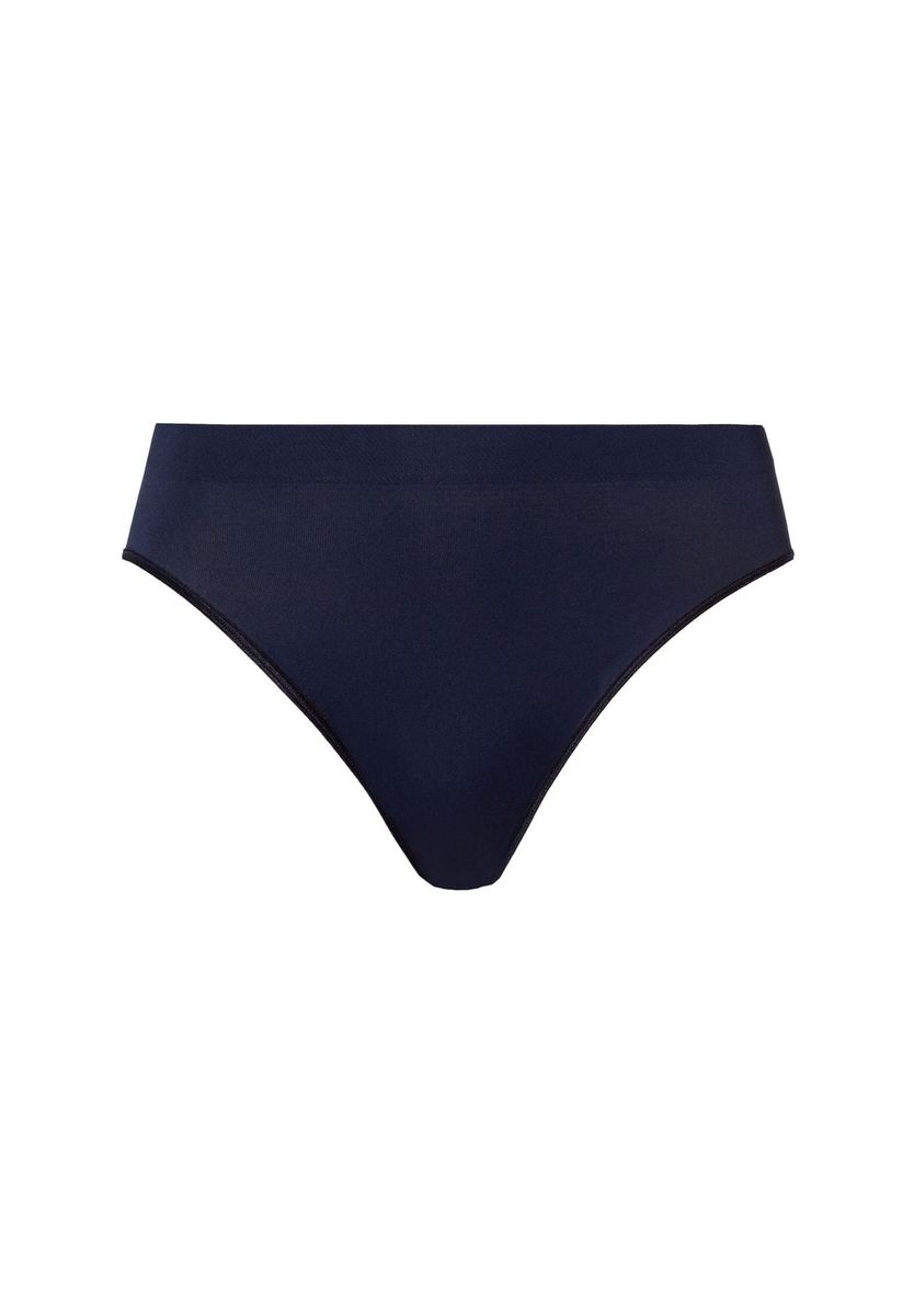 Nahtlose Mikrofaser-Slips mit hohem Beinausschnitt