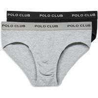 Herren-Slips im Doppelpack mit Logo