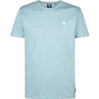 Herren T-Shirt mit melierter Baumwollmischung