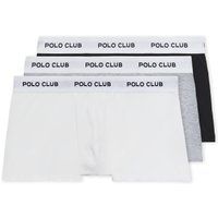 Baumwoll-Mischung Boxershorts Dreierpack