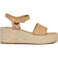Keilsandalen-Espadrille mit Knöchelriemen