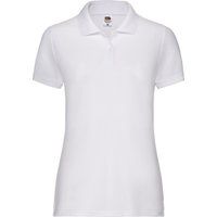 Klassisches weißes Damen-Poloshirt