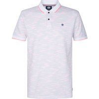 Herren-Piqué-Poloshirt mit Streifenmuster