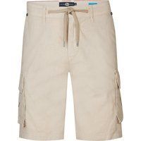 Herren Cargo-Shorts mit Leinenmischung