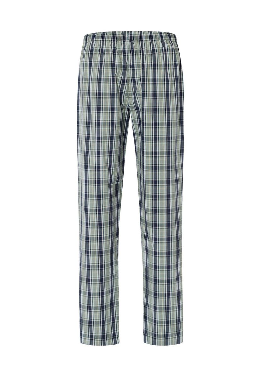Karierte Loungewear Hose aus Baumwollmischung