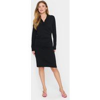 Jerseykleid Fitted black