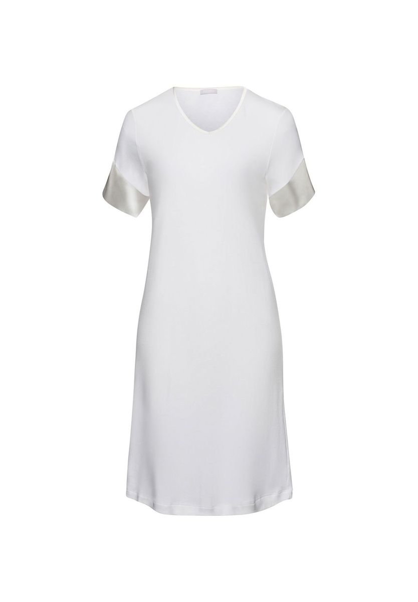 Elegantes Kurzarm-Loungerkleid