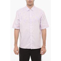 Kurzärmliges gemustertes Button-Up Hemd