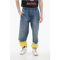 Hellblaue Denim Gaucho Shorts