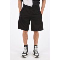 Schwarze City Shorts mit Kordelzug