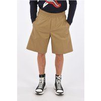 Beige City Shorts mit Kordelzug
