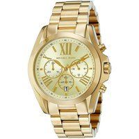 Goldfarbene Edelstahl Chronograph Uhr