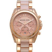 Roségoldene Chronograph Damenuhr
