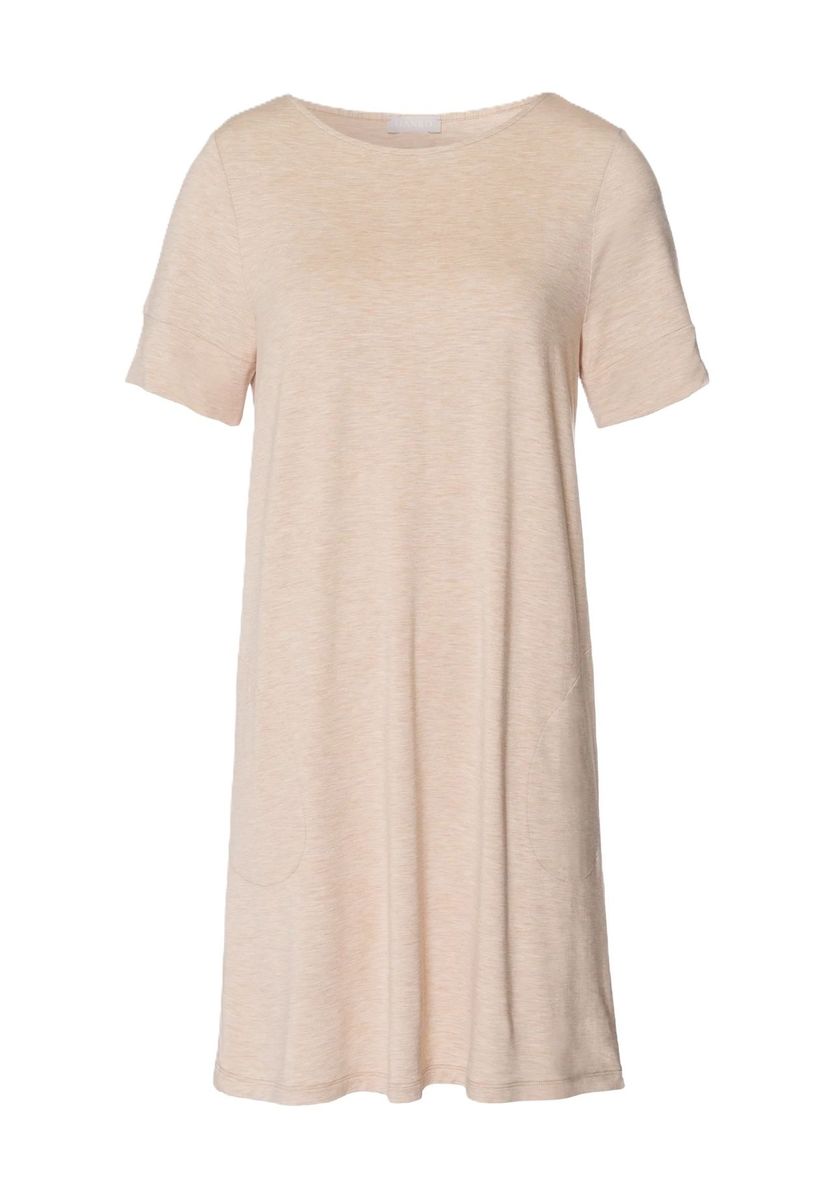 Locker geschnittenes Kurzarm-Nachthemd