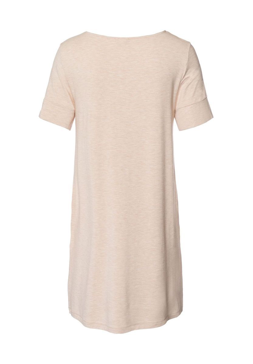 Locker geschnittenes Kurzarm-Nachthemd