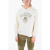 James Harden Beiger Hoodie mit Logo-Print