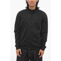 Einfarbiges Sweatshirt mit Bandana-Motiv