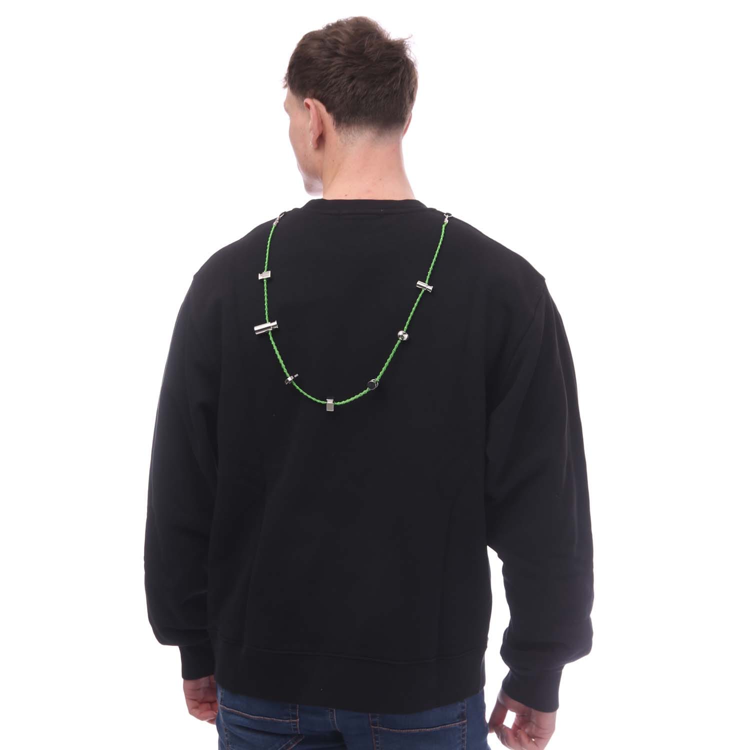 Minimalistisches Sweatshirt mit Rückenkette