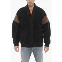 Zweifarbiges Fleece Kimono Sweatshirt