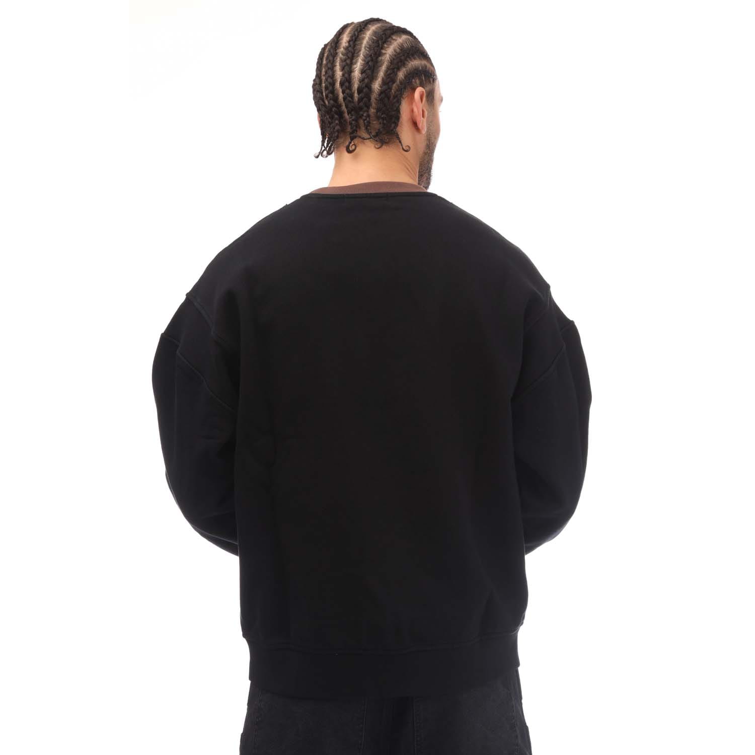 Varsity Sweatshirt mit Kontrast-Einsätzen