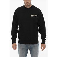 Schwarzes Sweatshirt aus Baumwolle mit Logo-Print