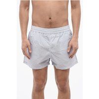 Badeshorts mit Logo-Print