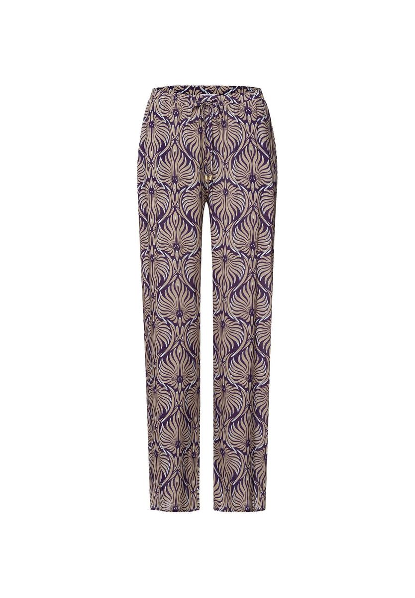 Schlaf-Loungehose mit Blumendruck