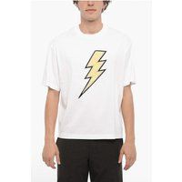 T-Shirt mit Grafikblitz