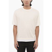 Schlichtes Slim Fit T-Shirt mit Rundhalsausschnitt