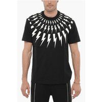 T-Shirt mit Grafik-Print aus Blitzen