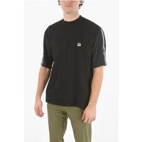 Herren Schwarzes Music Bolt Varsity T-Shirt
