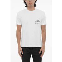 Cartoon-Print Slim Fit T-Shirt