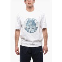 T-Shirt aus Baumwolle mit Grafik-Print und Rundhalsausschnitt