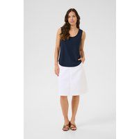 Jersey-Top mit lockerer Passform navy