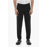 Schmal geschnittene, tief sitzende Hose