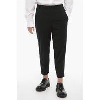 Schmal geschnittene Wollhose