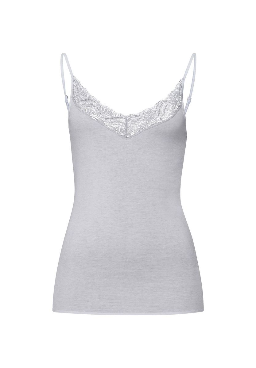 Baumwoll-Spitzenbesatz Cami Top