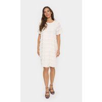 Kleid in lässiger Passform white