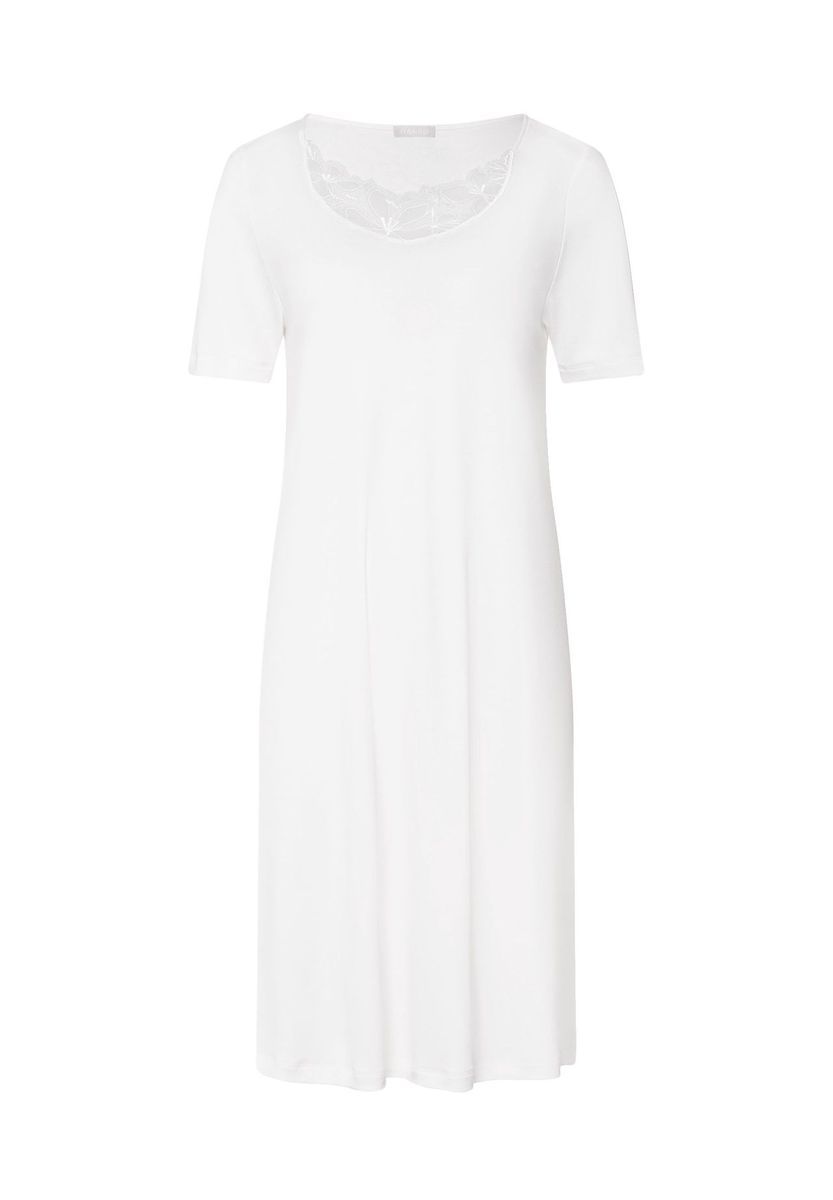Elegantes Baumwoll-Nachthemd mit Spitze