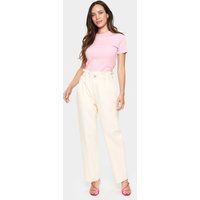 T-shirt Gerade Passform pink