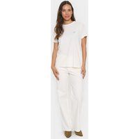 T-shirt Gerade Passform white