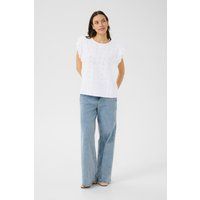 Ärmellose Bluse Regular fit white