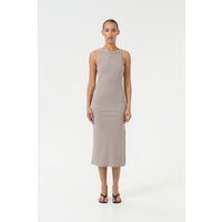 Jerseykleid Slim fit light grey