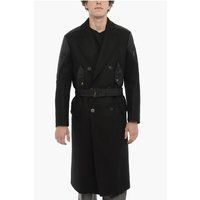 Hybrid Doppelreihiger Trenchcoat mit Gürtel