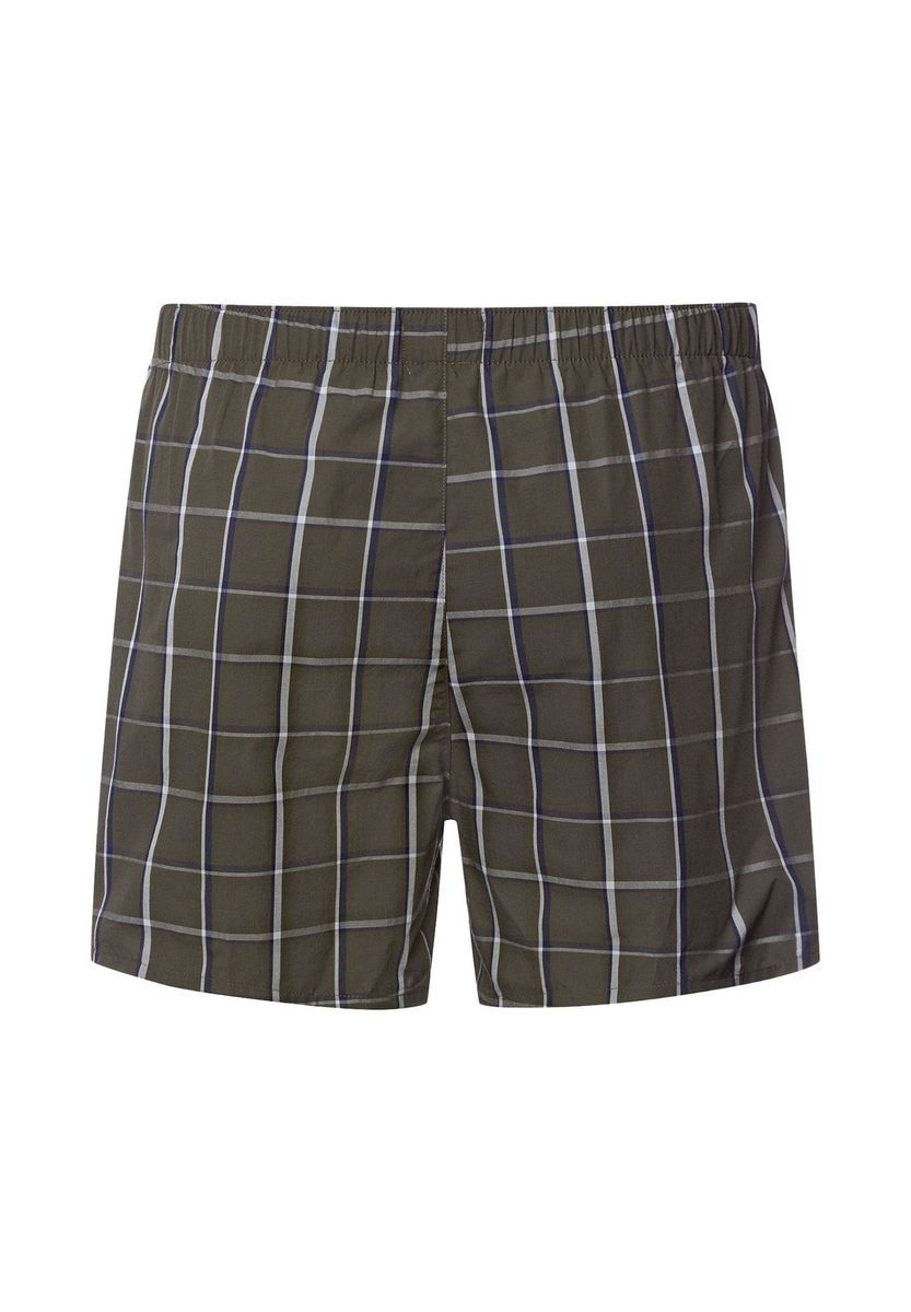 Boxershorts aus gewebter Baumwolle mit Karomuster