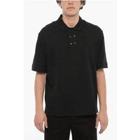 Locker geschnittenes Piqué-Poloshirt aus Baumwolle
