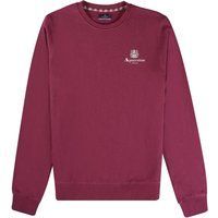 Burgunderfarbenes Sweatshirt mit Logo-Print