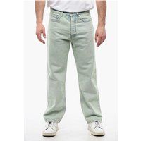 Gerade Jeans mit heller Waschung